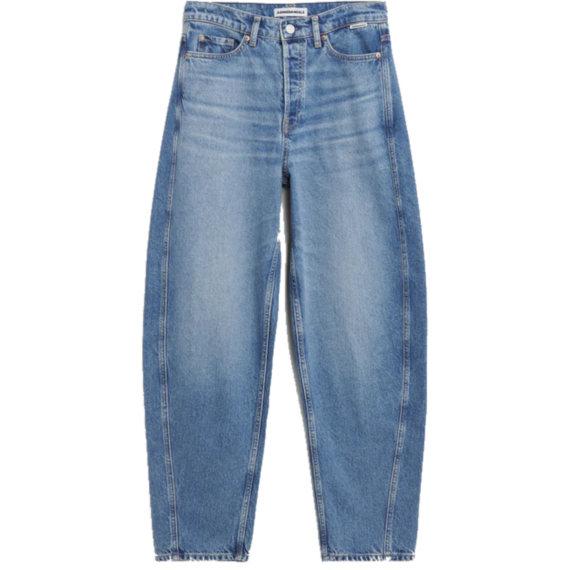 BAARELL Denims / 5 Pockets Barrel Leg Fit Solid 