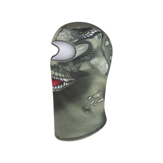 Junior Polar Balaclava Buff Dinochi Beetle Green 