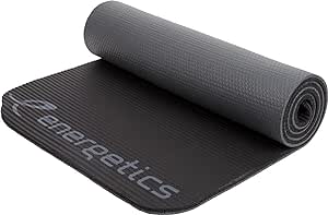 Gymnastikmatte mit Haltebändern 