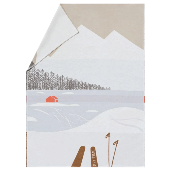 LUCA Flanelldecke "Ski Time" 140/200 