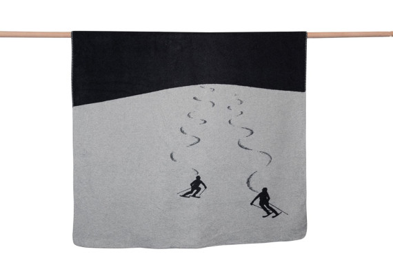 SAVONA Wohndecke "Skifahrer" 