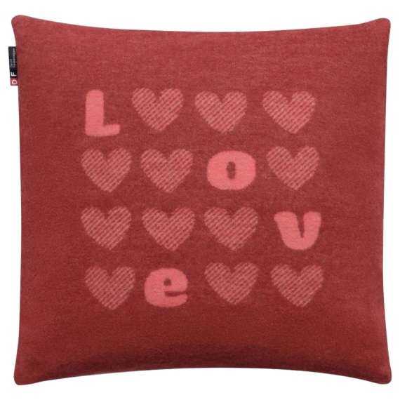 SILVRETTA Kissenhülle "Herzen/Love" 40/40 
