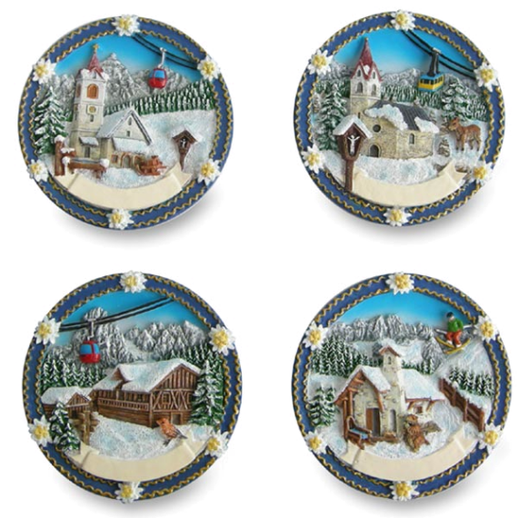 Magnet Abzeichen sort. 