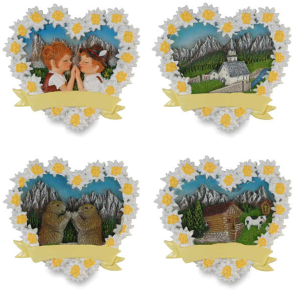 Magnet Edelweißherz 