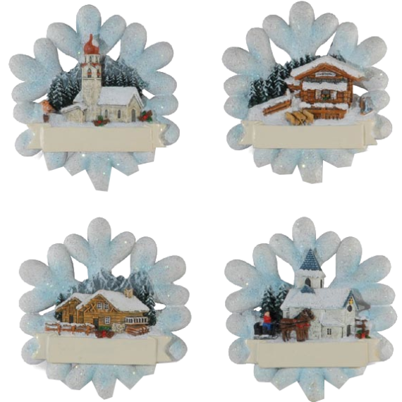 Magnet Schneeflocke 