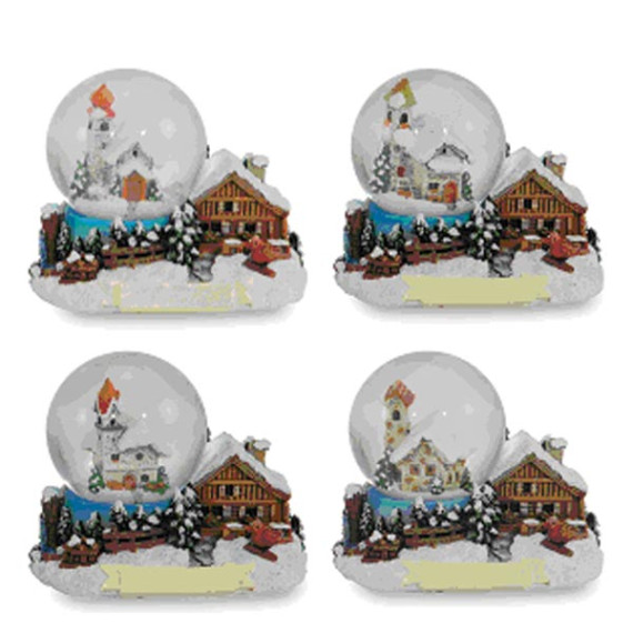 Schneekugel Alpenmotiv 4,5cm 