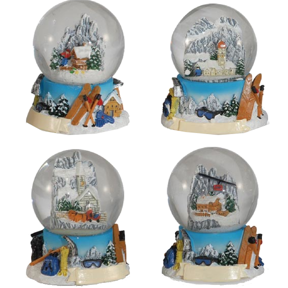 Schneekugel Wintertime 4,5cm 