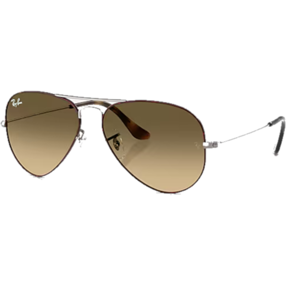 Aviator Large Metal Havana On Gunmetal Gr.58 