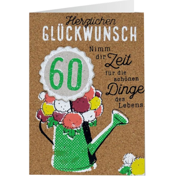 Grußkarte Kork 