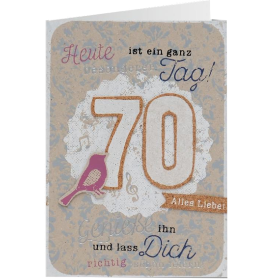 Grußkarte Kork 