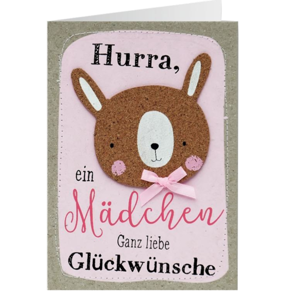 Grußkarte Kork 