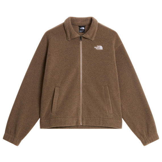 W Fleece Collared Da. jacke 